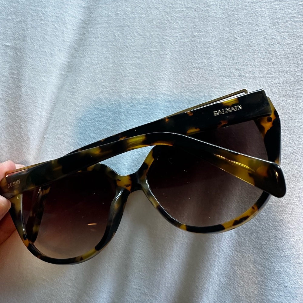 Balmain Tortoise Shell Sunglasses - image 5